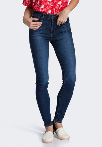 Bleach Yoke Panel Mom Jeans