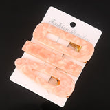 3PCS/Set Fashion Acetate Geometric Hair Clips For Women Girls Headband Sweet Hairpins Barrettes Hair Accessories Set