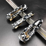 3PCS/Set Fashion Acetate Geometric Hair Clips For Women Girls Headband Sweet Hairpins Barrettes Hair Accessories Set