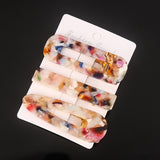 3PCS/Set Fashion Acetate Geometric Hair Clips For Women Girls Headband Sweet Hairpins Barrettes Hair Accessories Set
