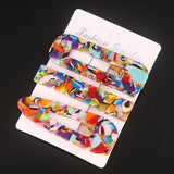 3PCS/Set Fashion Acetate Geometric Hair Clips For Women Girls Headband Sweet Hairpins Barrettes Hair Accessories Set