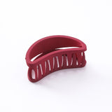 Dull Polish Hollow Out Acrylic Hair Claw Hairpin Simple Bath Hair Clips Candy Sweet Girls  Hair Crab Hair Accessories Small size