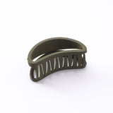 Dull Polish Hollow Out Acrylic Hair Claw Hairpin Simple Bath Hair Clips Candy Sweet Girls  Hair Crab Hair Accessories Small size