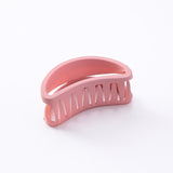 Dull Polish Hollow Out Acrylic Hair Claw Hairpin Simple Bath Hair Clips Candy Sweet Girls  Hair Crab Hair Accessories Small size