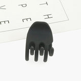 Dull Polish Hollow Out Acrylic Hair Claw Hairpin Simple Bath Hair Clips Candy Sweet Girls  Hair Crab Hair Accessories Small size