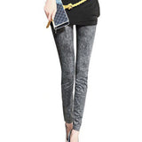 Womens High Elastic Skinny Jeggings