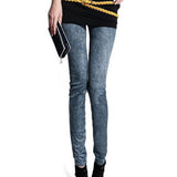 Womens High Elastic Skinny Jeggings