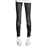 Womens High Elastic Skinny Jeggings
