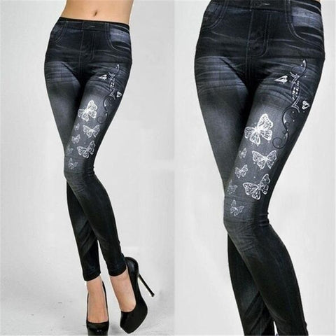 Women Autumn Jeans Leggings